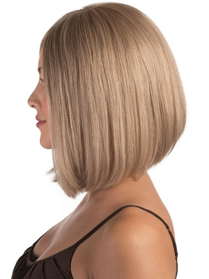 100% Hand-tied Back Medium Length Bob wig