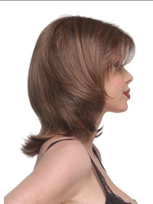 Synthetic bob wigs with beautiful layers