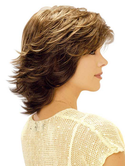 Shoulder Length Wavy Bob Style Wig