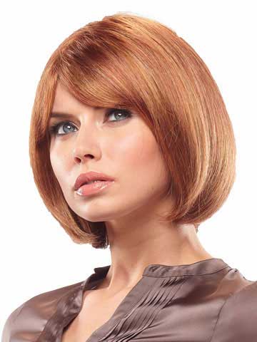 Chin-Length Lace Front Human Hair Bob Wig