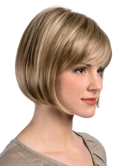 Silky Chin Length Light Blonde Bob Wig