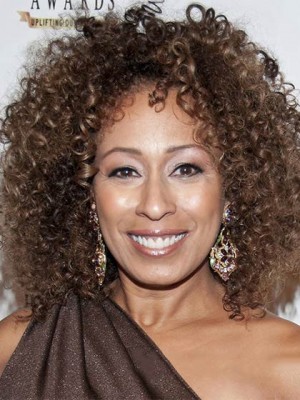 Personalized Short Curly Brown African American Lace Wigs for Wo - Click Image to Close