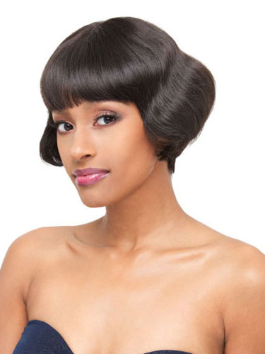 Short Straight Lace Front Human Hair Wigs - Click Image to Close