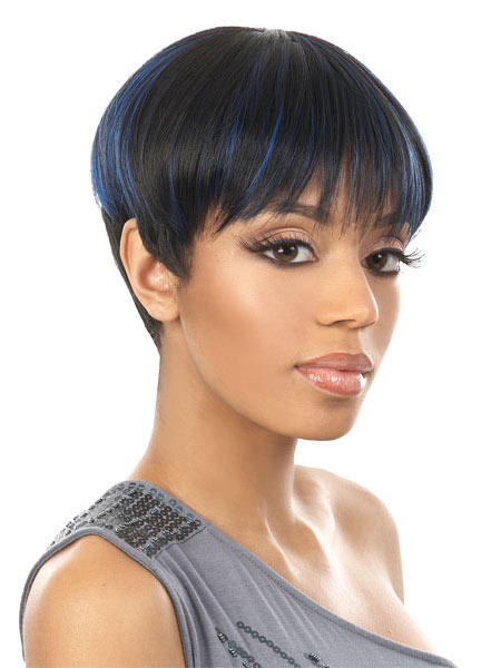 Chic Short Synthetic Straight Capless Wig