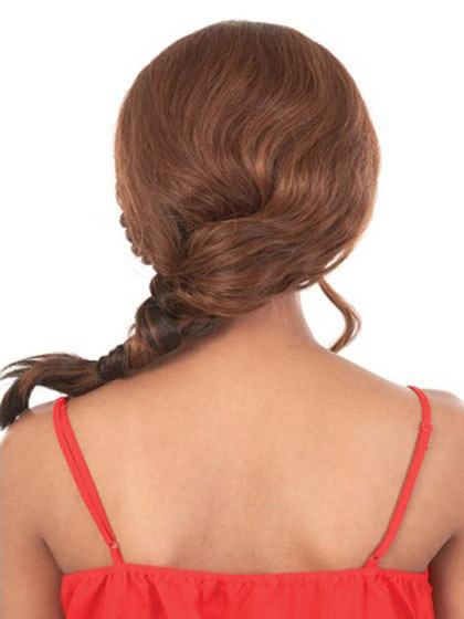 Mid-Length French Braid Capless Synthetic Wig