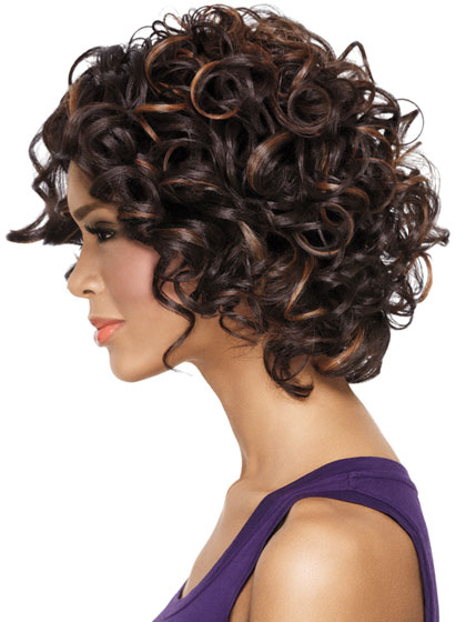 Gorgeous Curly Chin-length Synthetic Wig