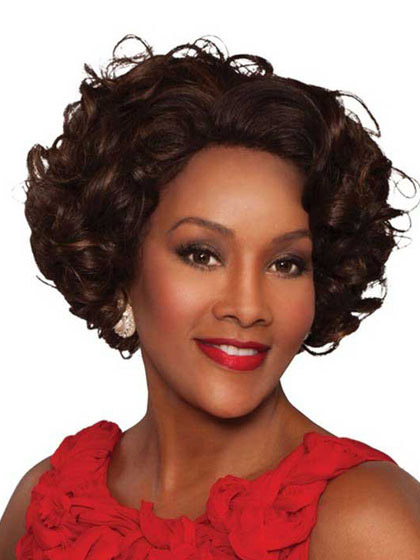 10" Curly Lace Front Synthetic Wig - Click Image to Close