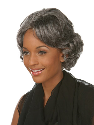 Short Curly Capless Synthetic Fashion Wig