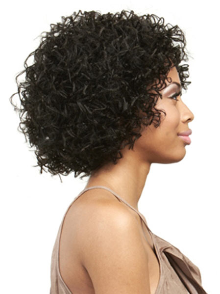 Muah 100% Remy Human Hair Curly Wig