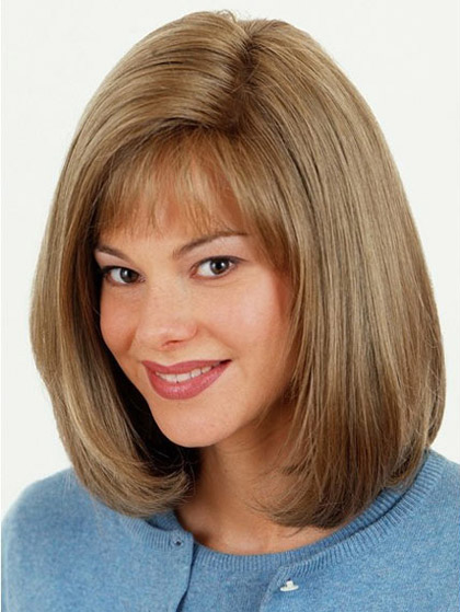 100% Remy Human Hair Full Lace Half Wig - Click Image to Close