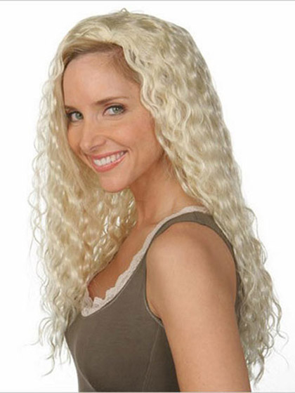 Sunset Extra Long Curly 3/4 Wigs - Click Image to Close