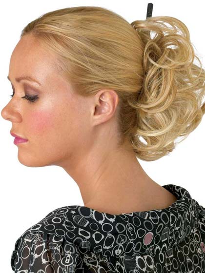 4" Scrunchie Style Synthetic Wrap - Click Image to Close