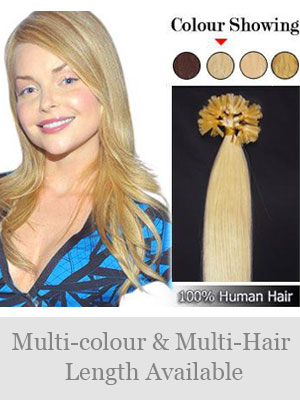 18" 100% Human Hair Nail Tip Extensions