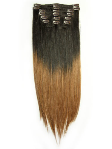 Dip Dye Clip-in Straight Hair