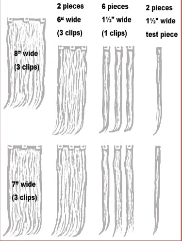 10 pcs From 14" Straight Clip In Full Head Set