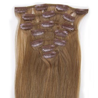 7 pcs From 14" Straight Clip In Full Head Set