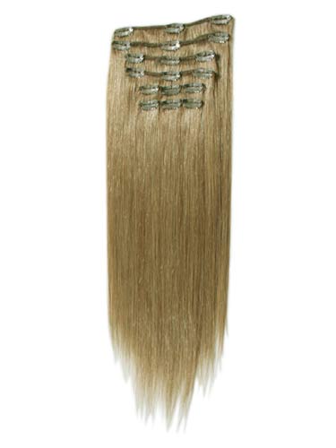 10 pcs From 14" Straight Clip In Full Head Set - Click Image to Close