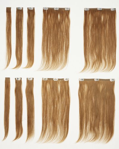 10 Pieces 14 Inches Clip in Human Hair Extensions