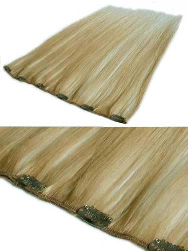 6 Super Thin Clips Extensions - Click Image to Close