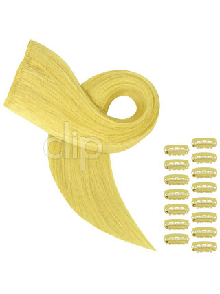 16" DIY Set Clip In Hair Extensions - Click Image to Close