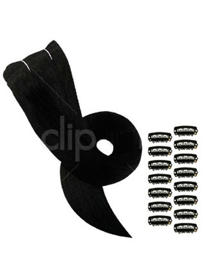 16" DIY Set Clip In Hair Extensions