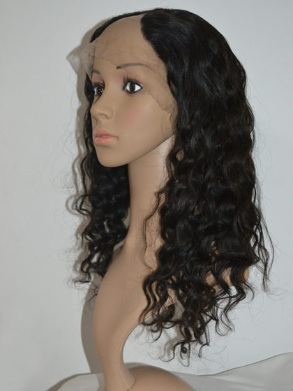 Long Curly Remy Hair U Part Wig