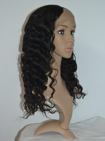 Long Curly Remy Hair U Part Wig