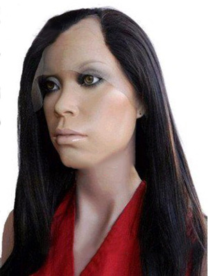 Long Silky Straight U Part Wig - Click Image to Close