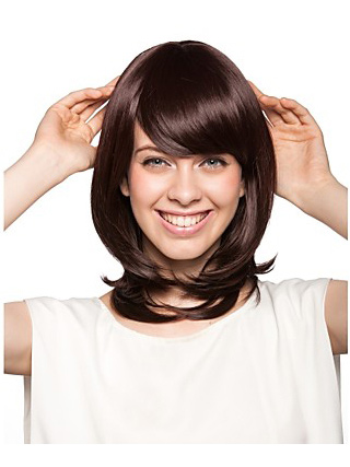 Shoulder-length Top Quality Synthetic Wig