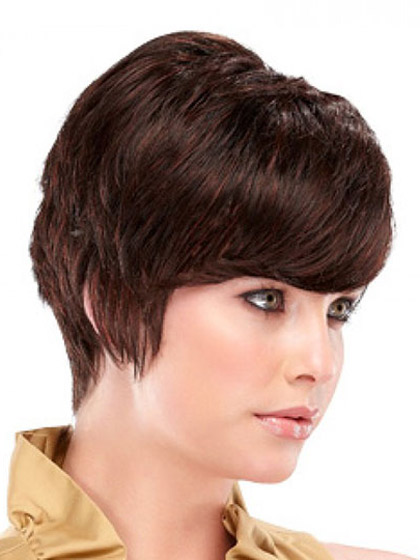 Hassle Free Short Wispy Capless Wig