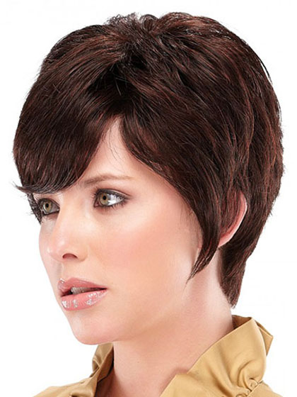 Hassle Free Short Wispy Capless Wig