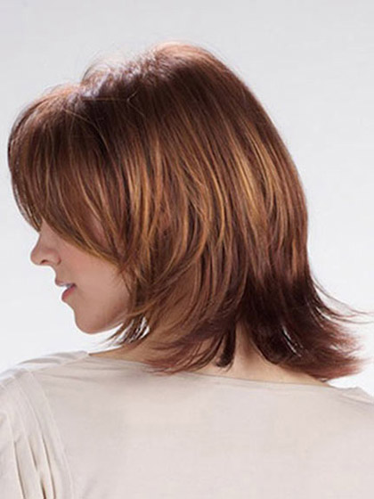 Layered Mid-Length Synthetic Wig