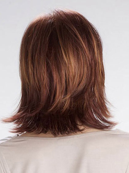 Layered Mid-Length Synthetic Wig