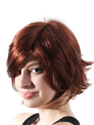 Short Straight Synthetic Bobo Wig