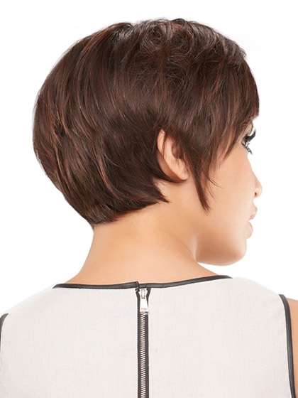 Short Straight Capless Synthetic Wig