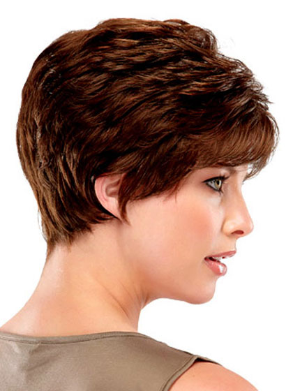 Elegant Layered Pixie Synthetic Wig