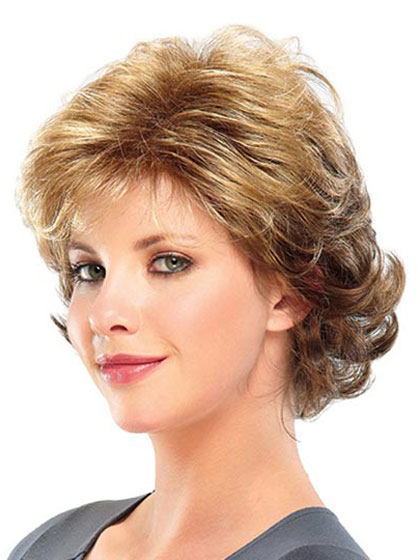 Midlength Curls Capless Synthetic Wig