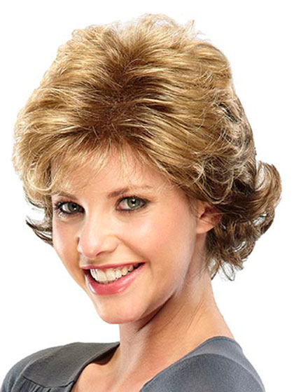 Midlength Curls Capless Synthetic Wig