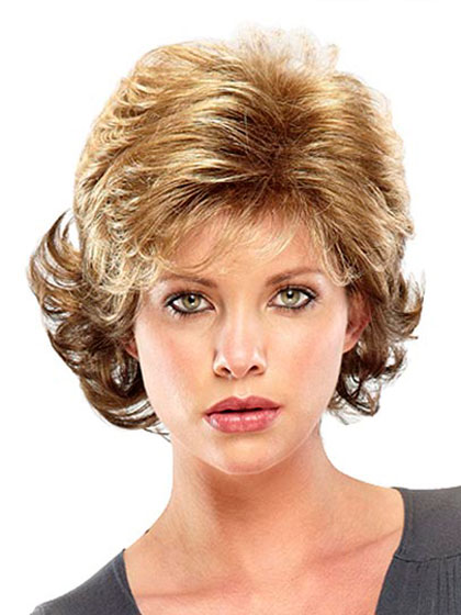 Midlength Curls Capless Synthetic Wig