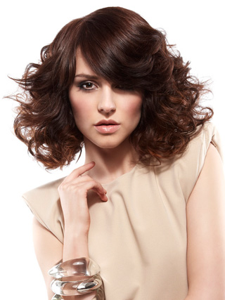 Gorgeous Front Lace Spiral Curls Synthetic Wig