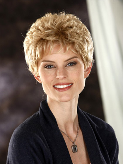 Classic Slightly Waves Short Synthetic Wig