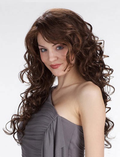 Lace Front Long Luscious Curls Synthetic Wig