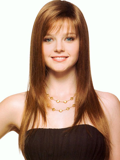 Long Straight Synthetic Wig - Click Image to Close