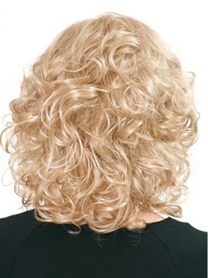 Mid-Length Soft Layered Curls Synthetic Capless Wig