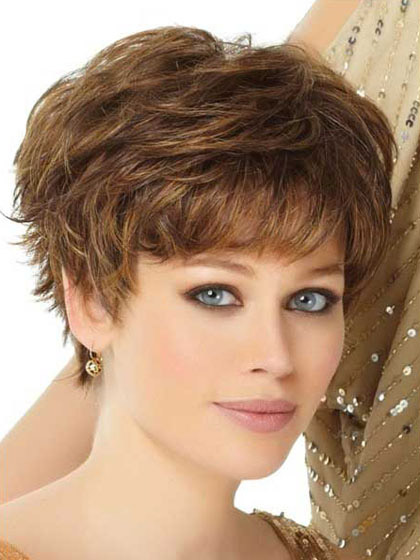 4" Short Layered Capless Synthetic Wig