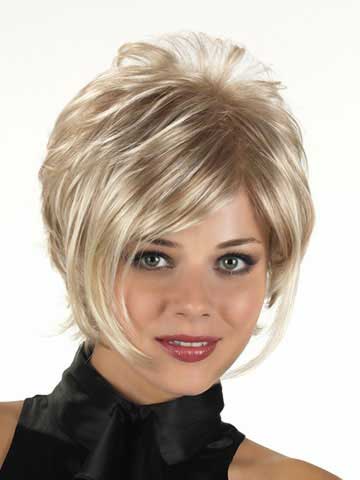 Lightweight Capless Synthetic Grey Wig - Click Image to Close