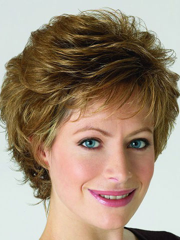 Wavy Lace Front Short Wig - Click Image to Close