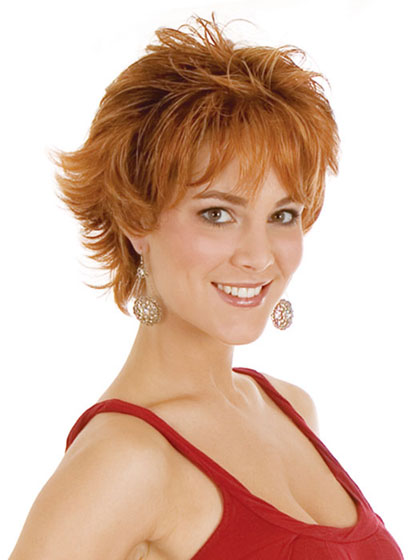 High Fashion Synthetic Short Wig - Click Image to Close