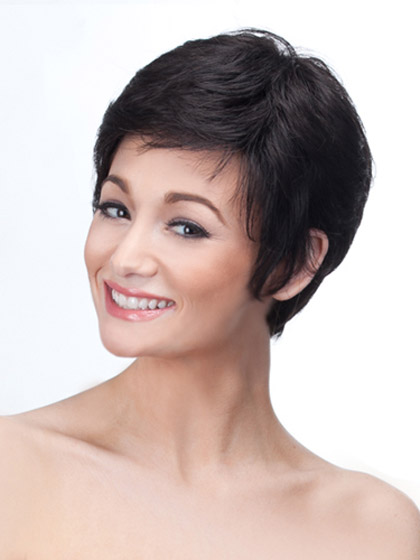 Timeless Boy Cut Natural Black Short Wig