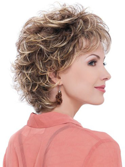 Short Layered Cut Slight Flip Back Wig